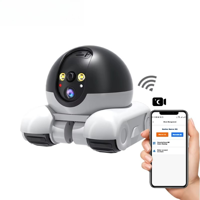 Home Security Robot - Neuer Intelligenter Haustier-Roboter WLAN-Heimsicherheitskamera Bewegungserkennung Mobile