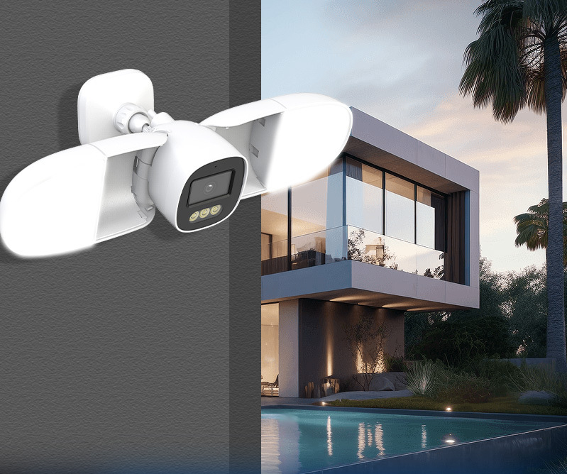 Vollfarbige 4MP iCsee APP Flut – Home Security Flood Lights Bewertung und Preis
