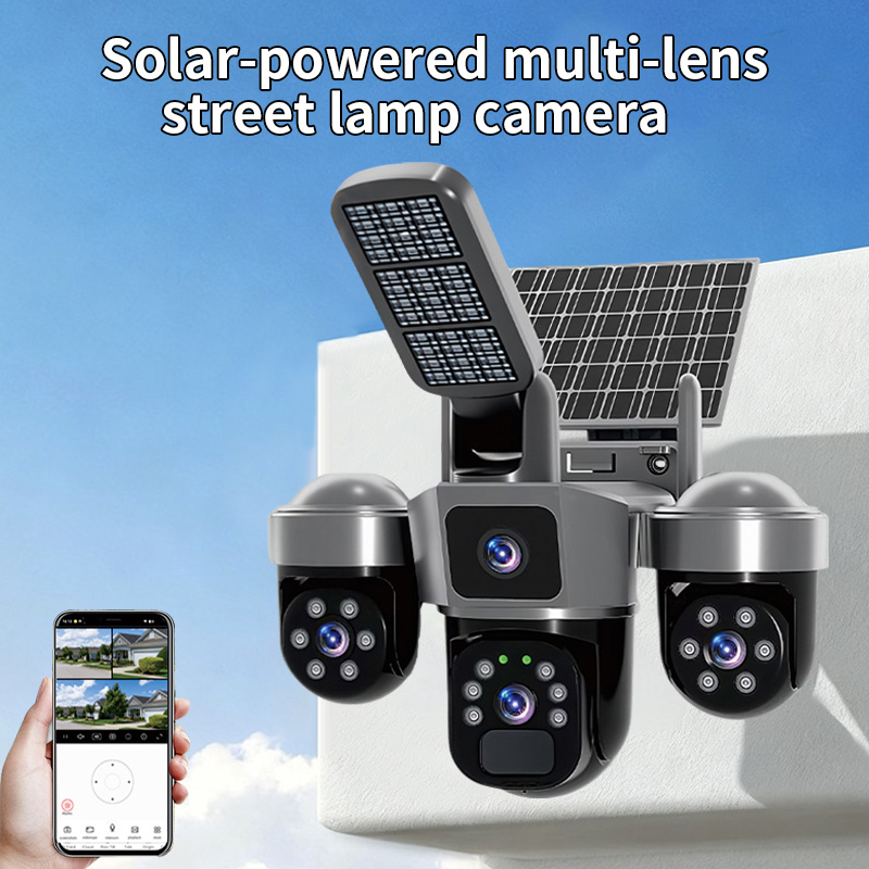 6MP V380 APP Solarbetriebene D – Home Security Flood Lights Bewertung und Preis
