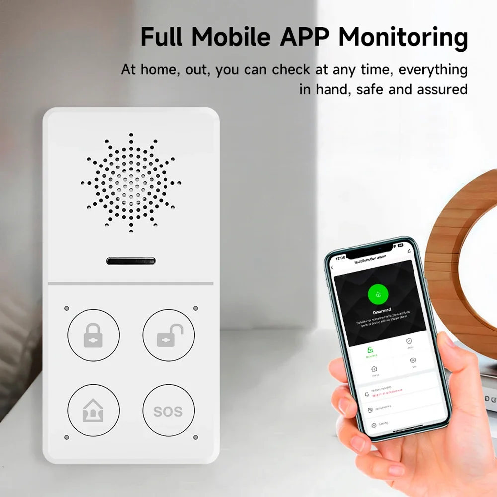 Tuya Wifi Smart Alarm System 4 – Sim Gsm Alarm Bewertung und Preis