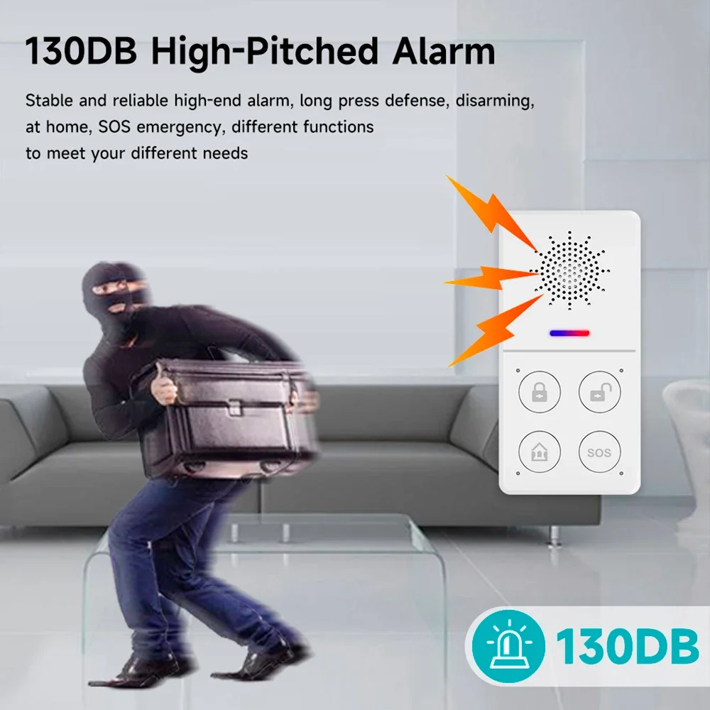 Tuya Wifi Smart Alarm System 4 – Sim Gsm Alarm Bewertung und Preis
