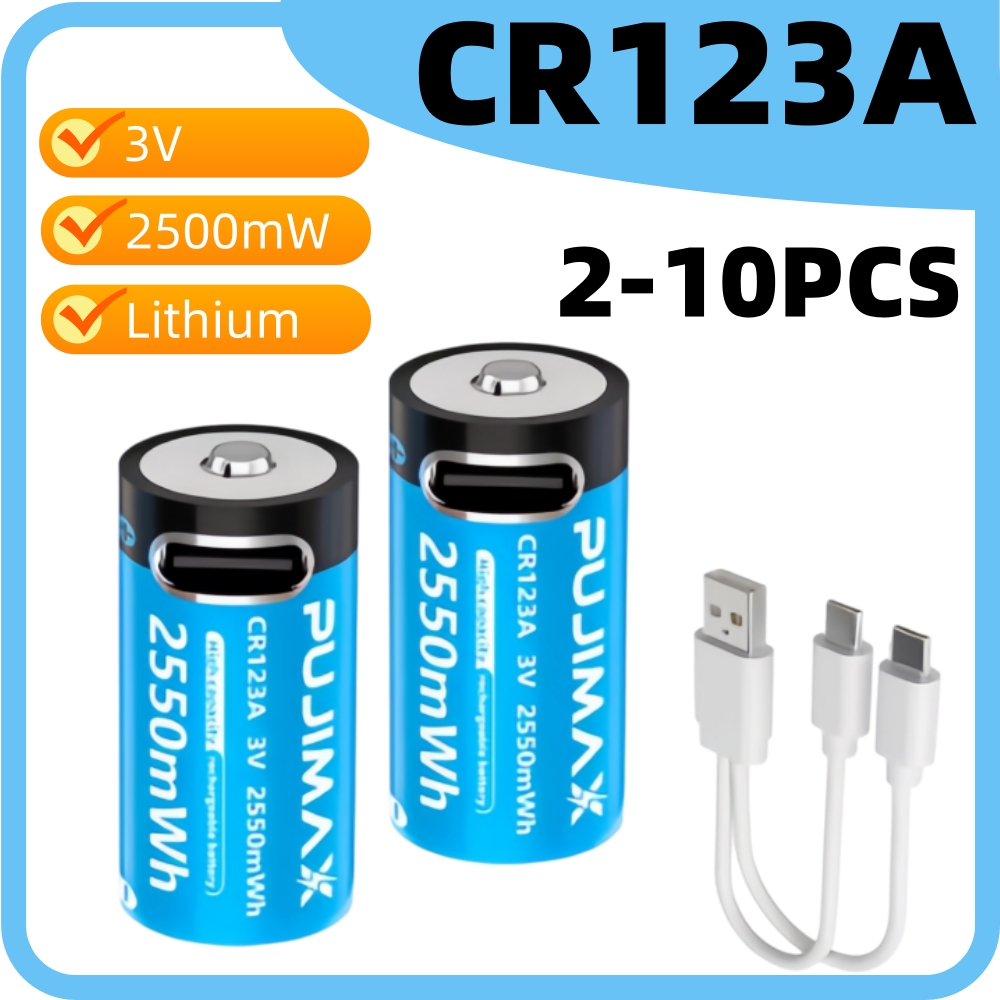 CR123A 3V 2500mWh Wiederauflad – Home Security Battery Replacement Bewertung und Preis