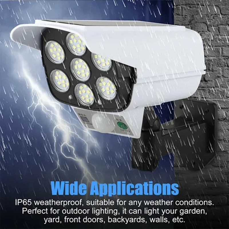 1-2Pack 77LED Solar Motion Sen – Home Security Flood Lights Bewertung und Preis