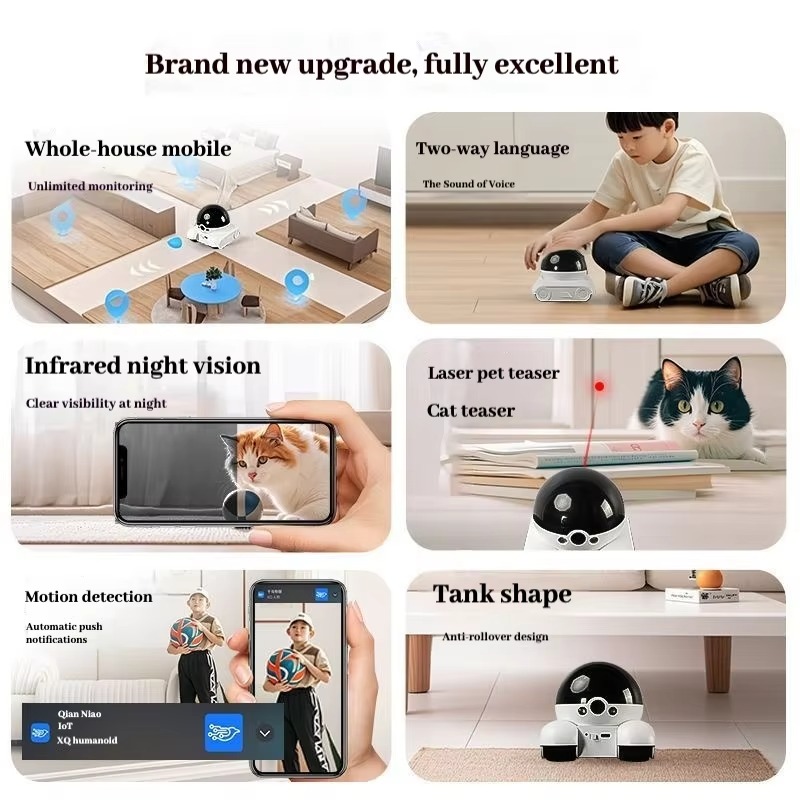 Neuer Intelligenter Haustier-R – Home Security Robot Bewertung und Preis